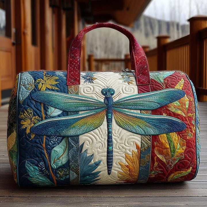 Zeitloses Flattern – Gesteppte Reisetasche