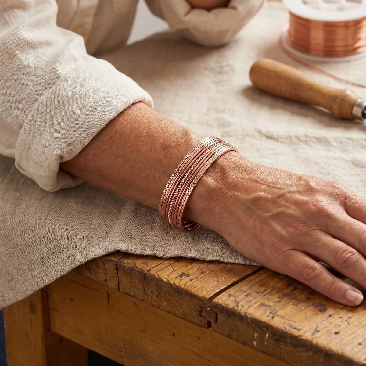 Kupferarmband Bracken