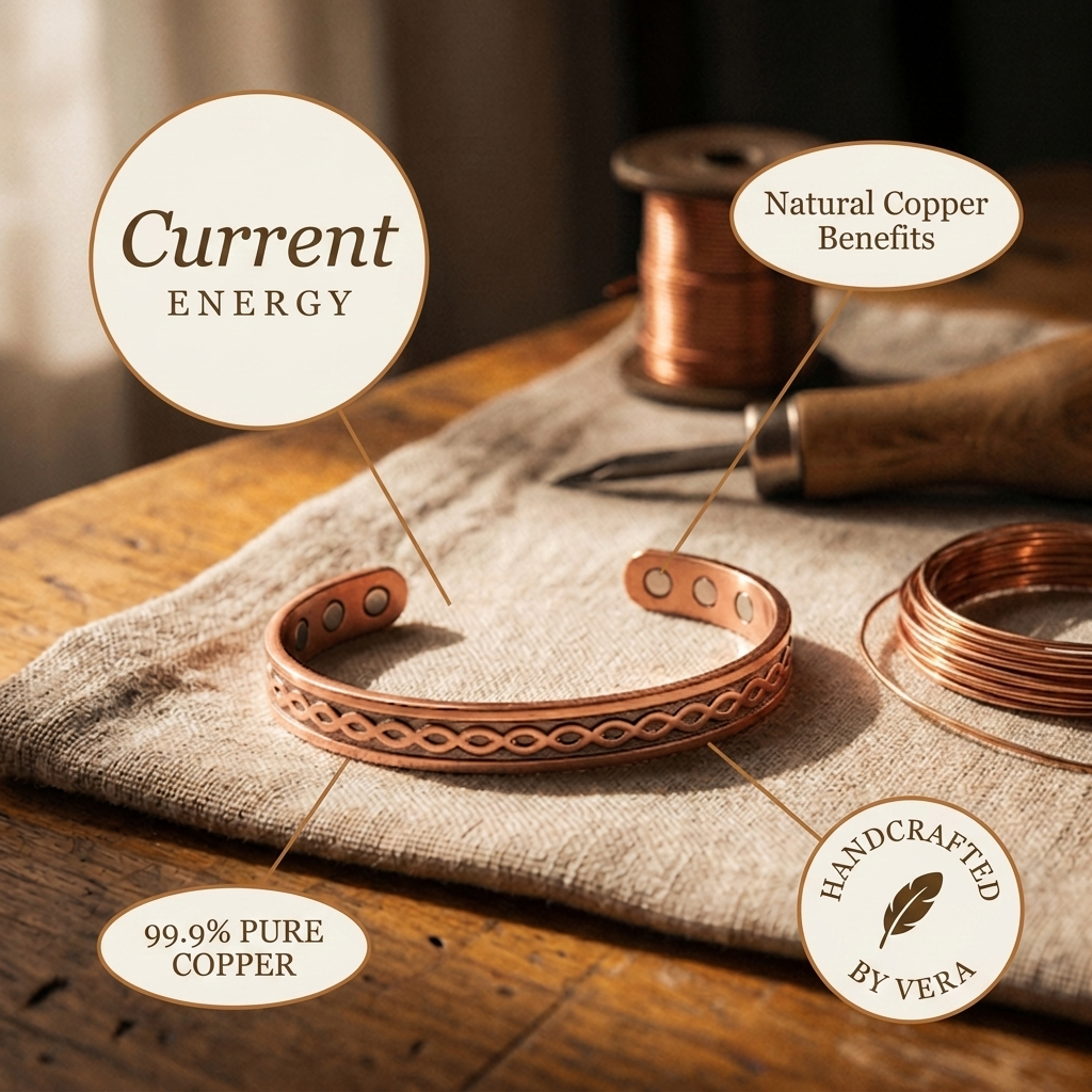 Kupferarmband Current