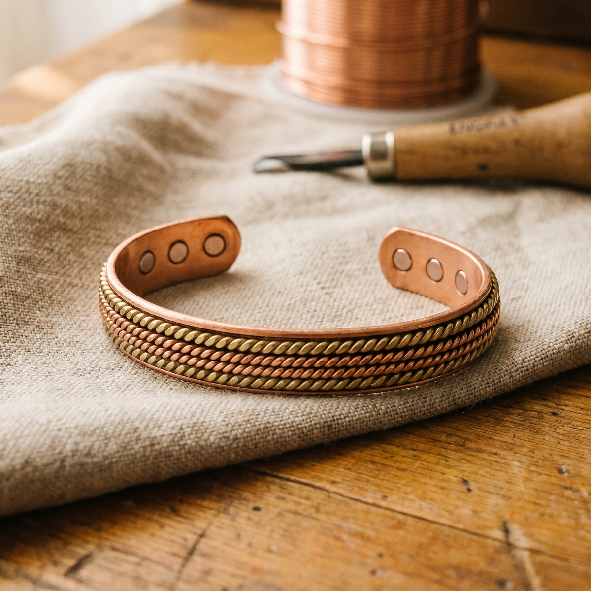 Kupferarmband Forge