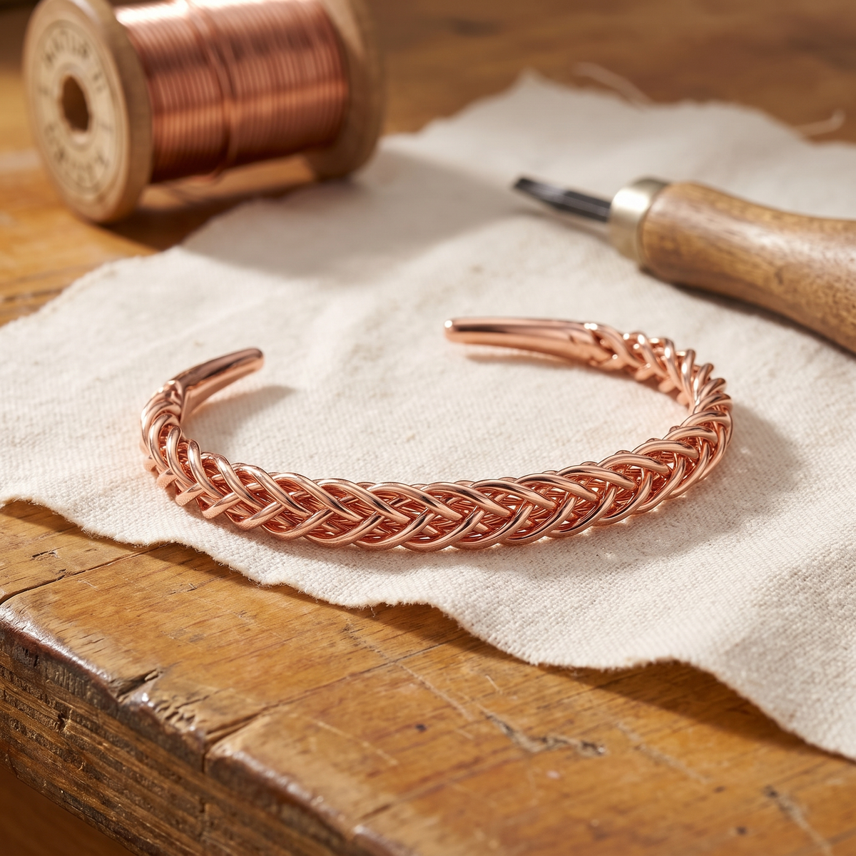Kupferarmband Fuchs