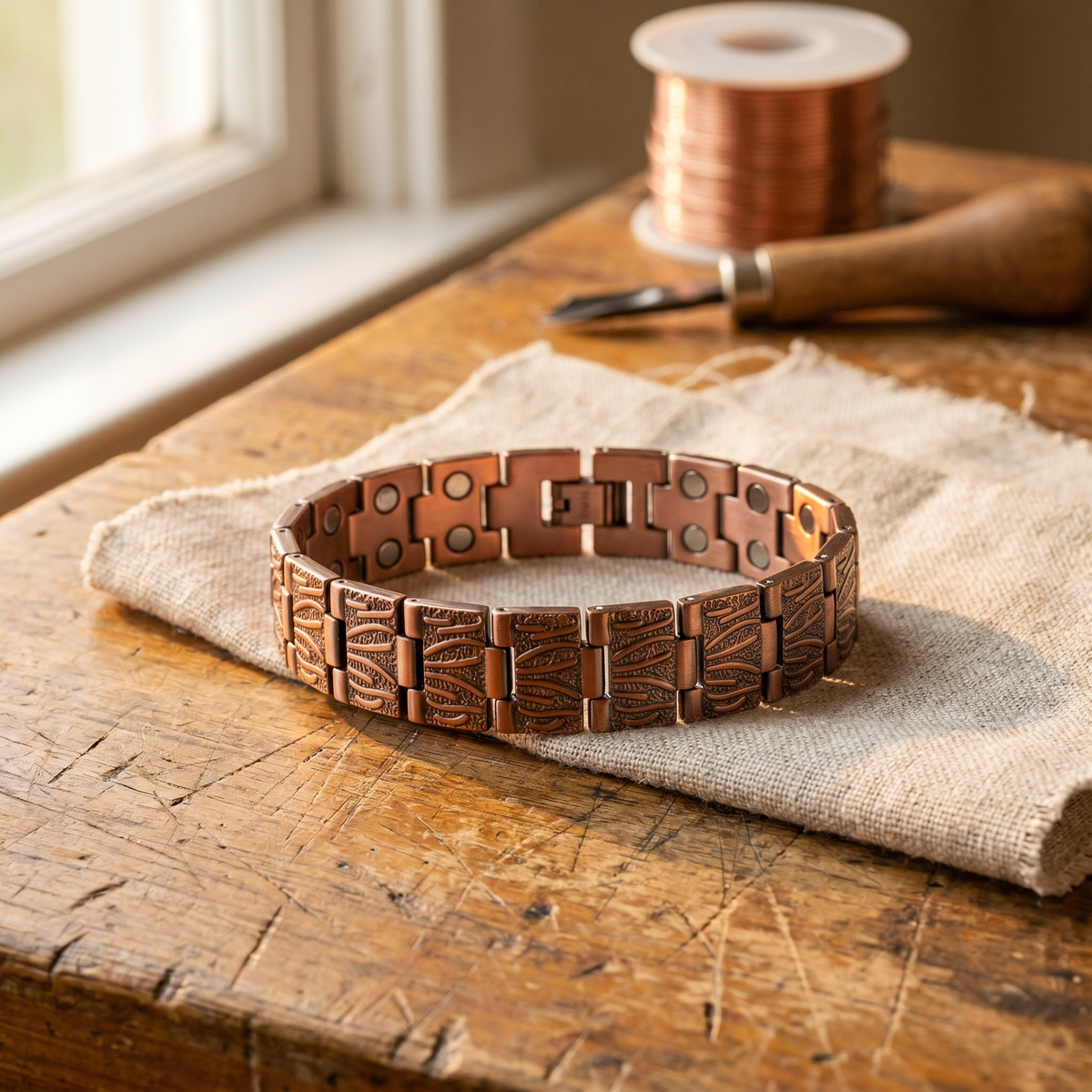 Kupferarmband für Herren Grit