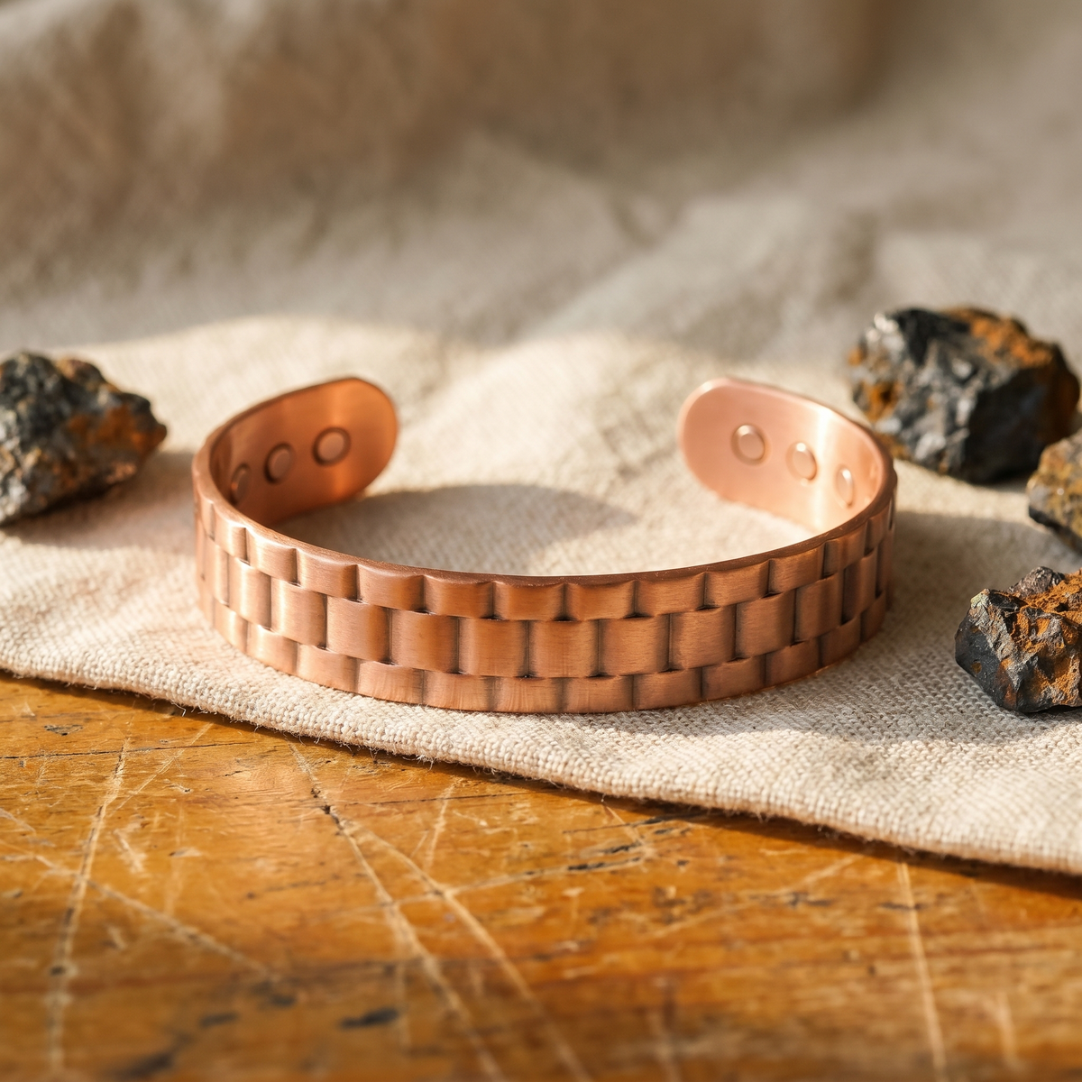 Kupferarmband für Herren Ore