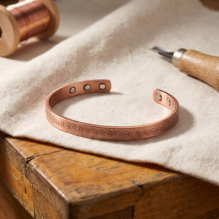 Kupferarmband Loch