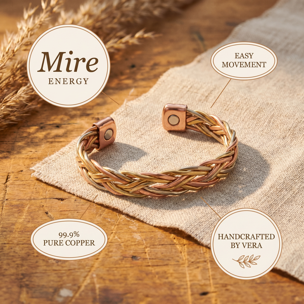 Kupferarmband Mire