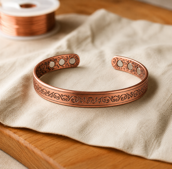 Kupferarmband Ornate