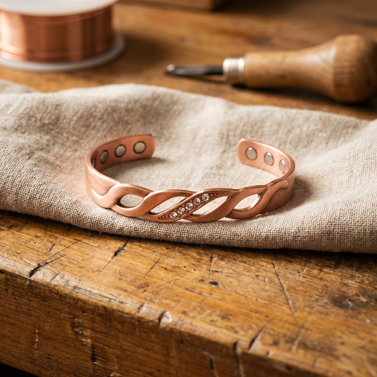 Kupferarmband Seam