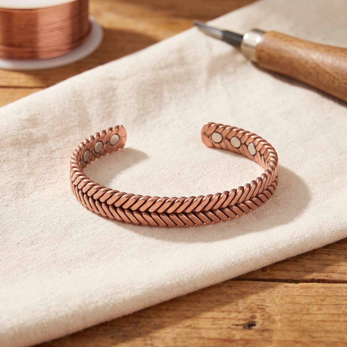 Kupferarmband Stechginster