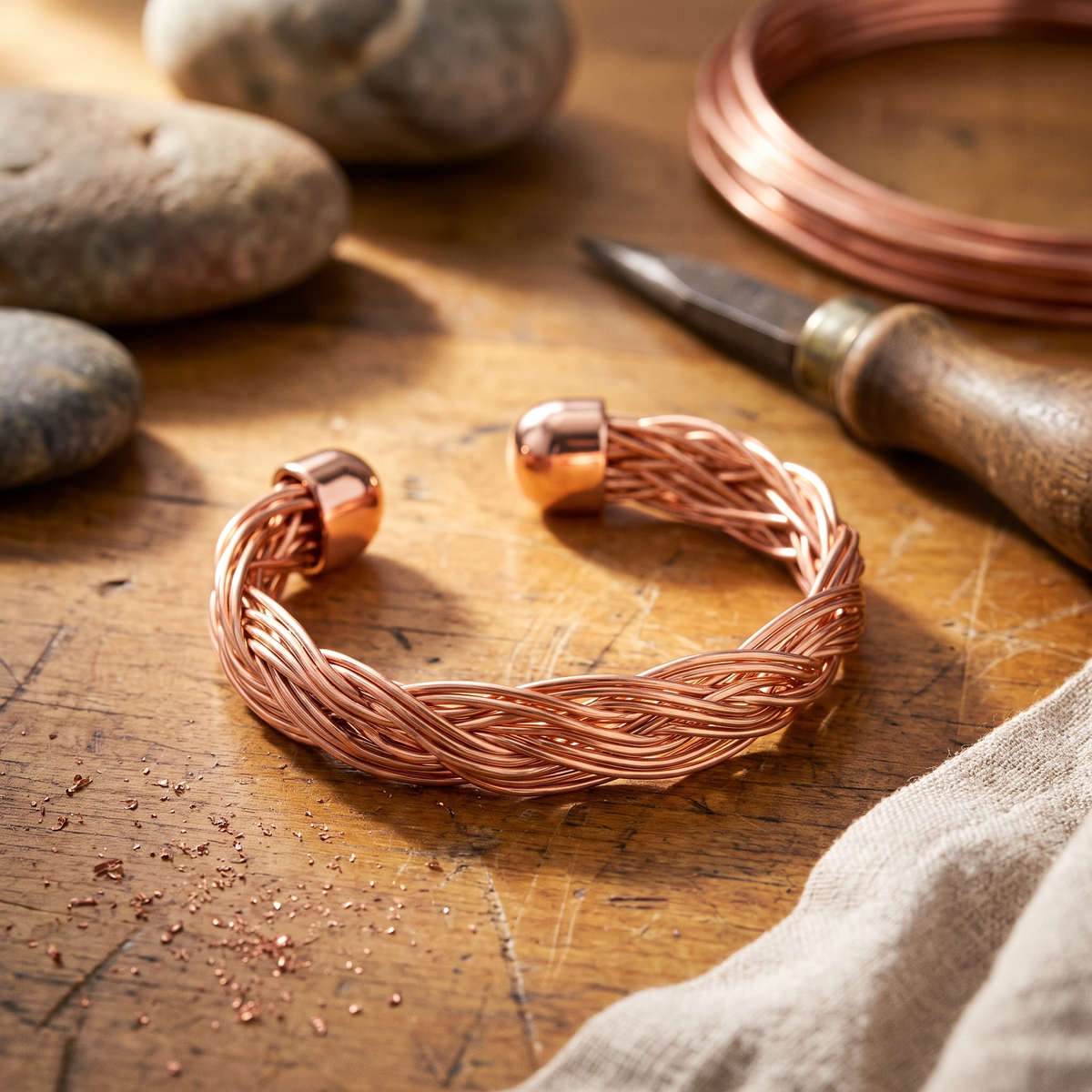 Kupferarmband Ulme