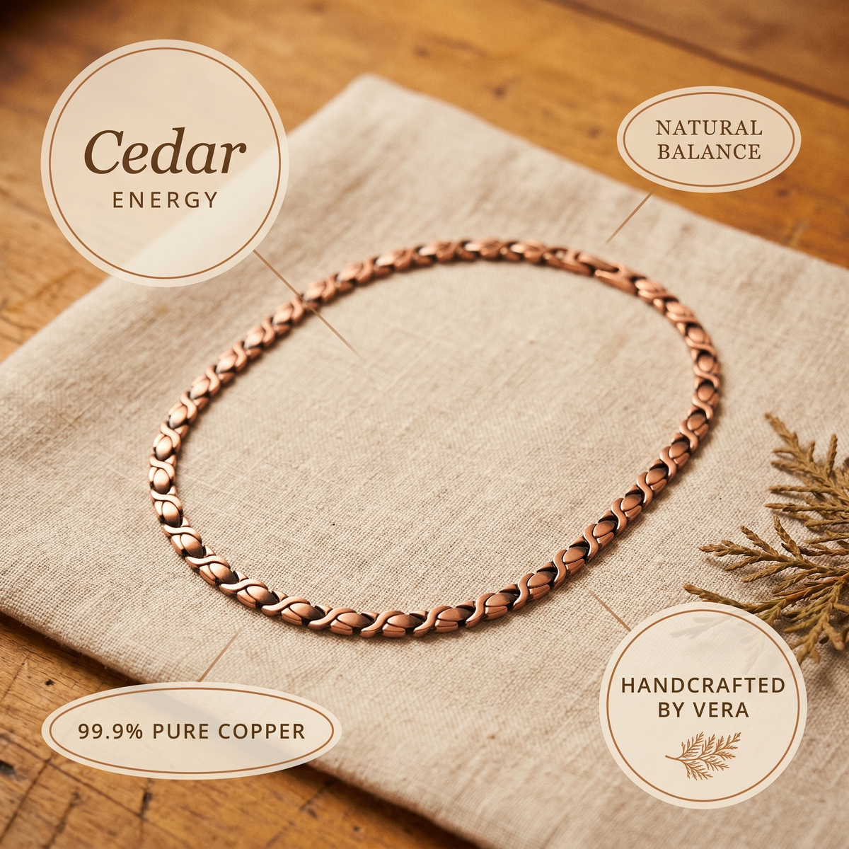 Kupferkette Cedar