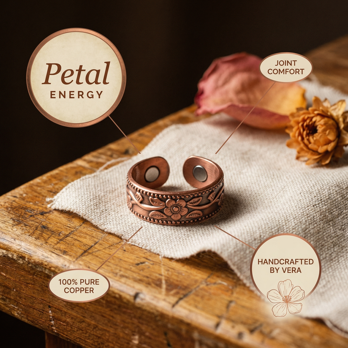 Kupferring Petal