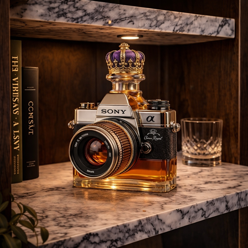 Whisky-Karaffe – Kamera
